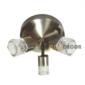 ΣΠΟΤ ΜΕ ΓΥΑΛΙ G9 III ΡΟΖΕΤΑ ΜΠΡΟΝΖΕ (0901063GAB)