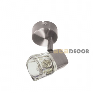 ΣΠΟΤ ΜΕ ΓΥΑΛΙ G9 I ΝΙΚΕΛ ΜΑΤ (090106NM)