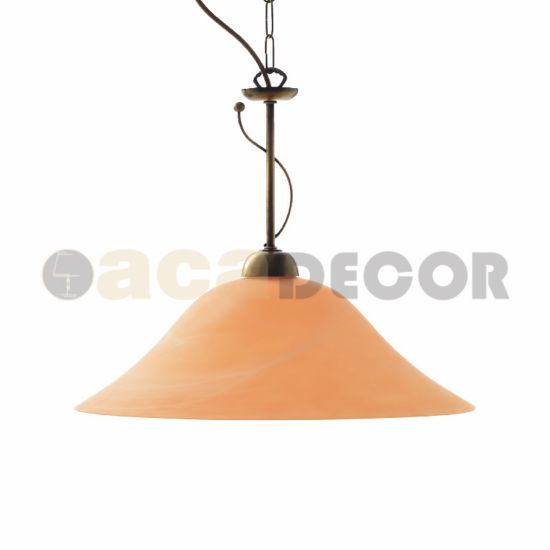 ΓΥΑΛΙ Νο365 Φ40 B.PAINTED ΠΟΡΤΟΚΑΛΙ (3654OR)