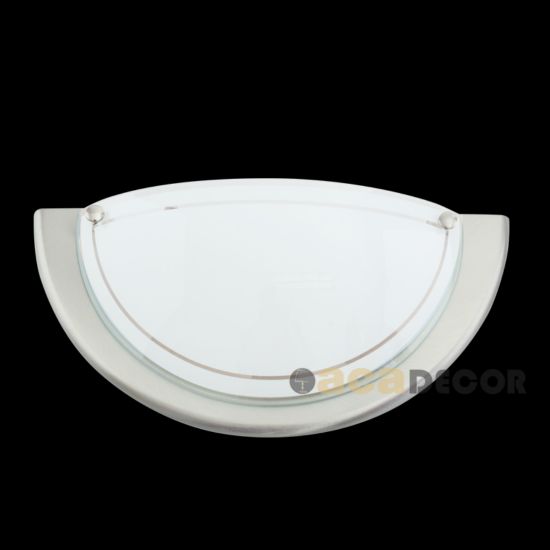 ΑΠΛΙΚΑ ΗΜΙΚΥΚΛΙΚΗ ΝΙΚΕΛ ΜΑΤ ΜΕ ΛΕΥΚΟ ΓΥΑΛΙ-ΔΙΑΦΑΝΗ ΓΡΑΜΜΗ (AC.0457007NI)