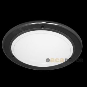 ΠΛΑΦΟΝΙΕΡΑ ΜΕΤΑΛΛΙΚΗ ΜΑΥΡΗ ΜΕ ΛΕΥΚΟ ΓΥΑΛΙ  (AC.0457008B)