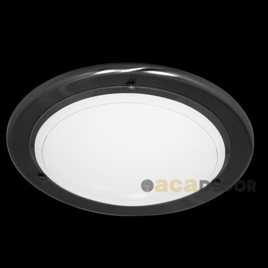 ΠΛΑΦΟΝΙΕΡΑ ΜΕΤΑΛΛΙΚΗ ΜΑΥΡΗ ΜΕ ΛΕΥΚΟ ΓΥΑΛΙ  (AC.0457008B)