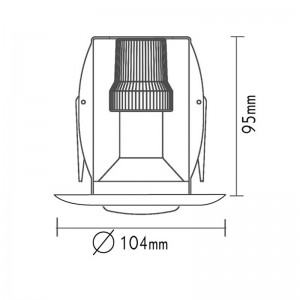 ΣΠΟΤ R50 ΜΑΥΡΟ