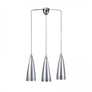 ΦΩΤΙΣΤΙΚΟ 3ΦΩΤΟ ΚΑΜΠΑΝΑ ΜΕΤΑΛΛΙΚΟ INOX (AC.3XF153)