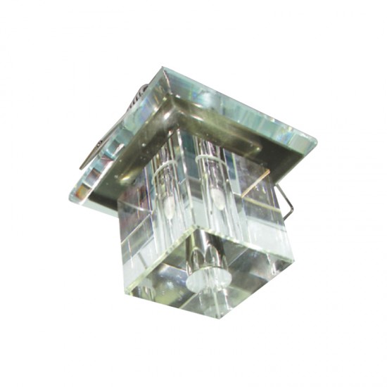 ΣΠΟΤ G4 ΜΕ ΤΕΤΡΑΓΩΝΟ ΓΥΑΛΙ- ΒΑΣΗ ΔΙΑΦΑΝΟ