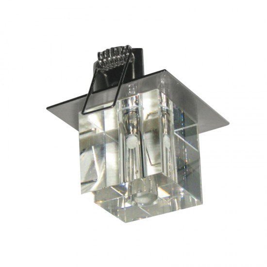 ΣΠΟΤ G4 ΜΕ ΤΕΤΡΑΓΩΝΟ ΓΥΑΛΙ-ΒΑΣΗ ΝΙΚΕΛ ΜΑΤ ΔΙΑΦΑΝΟ