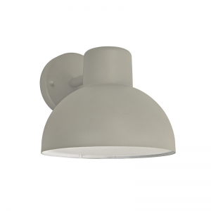 ΓΚΡΙ ΕΠΙΤΟΙΧΟ ΦΩΤΙΣΤΙΚΟ BERO 1XE27 MAX.10W LED IP44 ΜΕ ΟΠΑΛ PC ΚΑΛΥΜΜΑ..