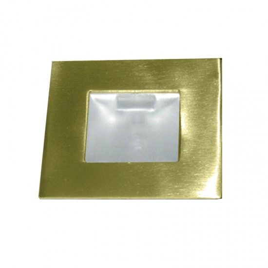 ΣΠΟΤ ΧΩΝΕΥΤΟ ΤΕΤΡΑΓΩΝΟ ΧΡΥΣΟ ΜΑΤ G4 ΜΕ ΓΥΑΛΙ