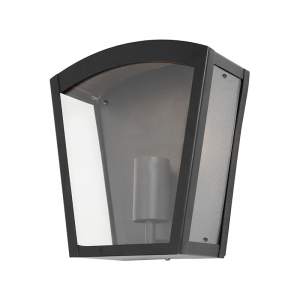 ΜΑΥΡΟ ΕΠΙΤΟΙΧΟ ΦΩΤΙΣΤΙΚΟ CELIA V 1XE27 IP44 ΜΕ ΔΙΑΦΑΝΟ ΓΥΑΛΙ..