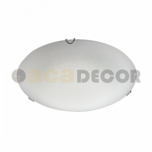 ΕΠΙΤΟΙΧΙΟ/ΟΡΟΦΗΣ ΛΕΥΚΟ ΓΥΑΛΙ ΜΟΤΙΒΟ+ΜΕΤΑΛΛΟ Φ40ΧΗ12CM (DL0840)