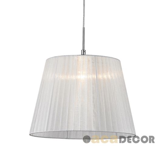 ΚΡΕΜΑΣΤΟ ΜΠΕΖ ΜΟΝΟΦΩΤΟ ΦΩΤΙΣΤΙΚΟ ΟΡΓΑΝΤΖΑ Φ40CM 1XE27 (DL604A)