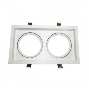 ΣΠΟΤ ΧΩΝΕΥΤΟ AR111 ΔΙΠΛΟ ΛΕΥΚΟ ΠΑΡΑΛΛΗΛΟΓΡΑΜΜΟ