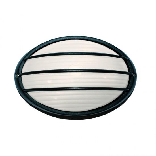 ΠΛΑΦΟΝΙΕΡΑ Φ22 ΟΒΑΛ Νο5074 ΜΑΥΡΗ-ΦΩΤΙΣΤΙΚΑ ΕΞΩΤΕΡΙΚΟΥ ΧΩΡΟΥ-ΦΑΝΑΡΑΚΙΑ-