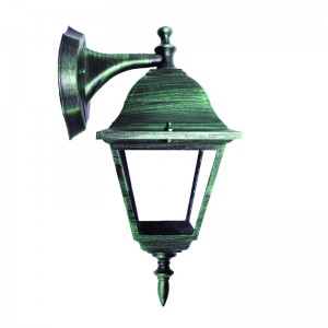 ΦΑΝΑΡΙ ΤΟΙΧΟΥ ΠΡΑΣΙΝΟ ΜΑΥΡΟ ΙΡ44 Ε27 60W ΚΑΤΩ
