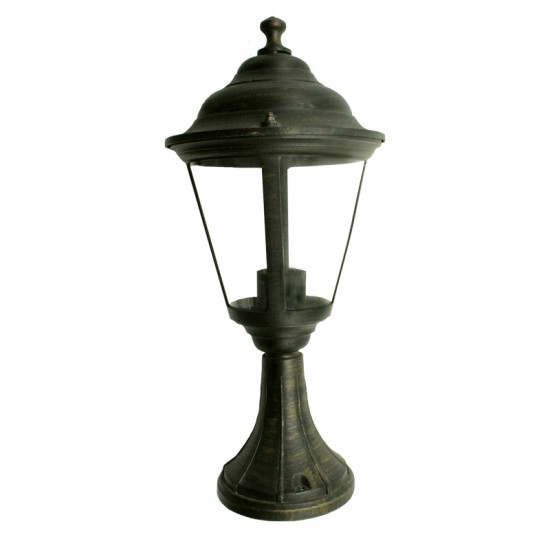 ΦΑΝΑΡΙ ΚΟΛΩΝΑΣ ΧΡΥΣΟ ΜΑΥΡΟ ΙΡ44 Ε27 100W-ΦΩΤΙΣΤΙΚΑ ΕΞΩΤΕΡΙΚΟΥ ΧΩΡΟΥ-ΦΑΝΑΡΑΚΙΑ-