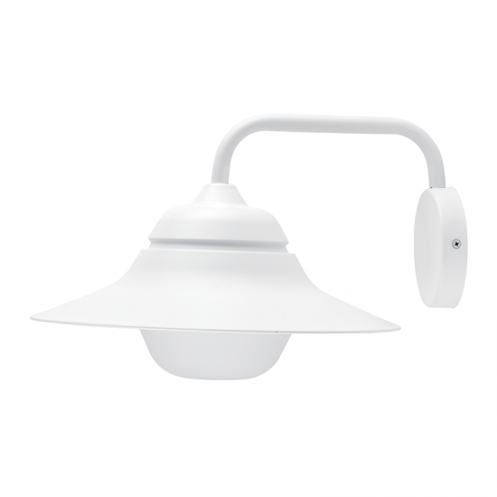 ΛΕΥΚΟ ΕΠΙΤΟΙΧΟ ΦΩΤΙΣΤΙΚΟ JULIE 1XE27 IP44 ΜΕ ΟΠΑΛ ΓΥΑΛΙ-ΦΩΤΙΣΤΙΚΑ ΕΞΩΤΕΡΙΚΟΥ ΧΩΡΟΥ-ΦΑΝΑΡΑΚΙΑ-