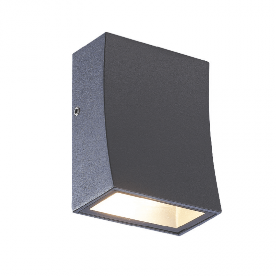 Fer Απλίκα LED 3W Σε Σκούρο Γκρί Χρώμα-ΑΠΛΙΚΑ ΕΞΩΤΕΡΙΚΟΥ ΧΩΡΟΥ-ΦΩΤΙΣΤΙΚΑ ΕΞΩΤΕΡΙΚΟΥ ΧΩΡΟΥ-ΓΚΡΙ-LED-