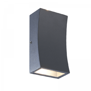 Fer Απλίκα Up-Down LED 6W Σε Σκούρο Γκρί Χρώμα