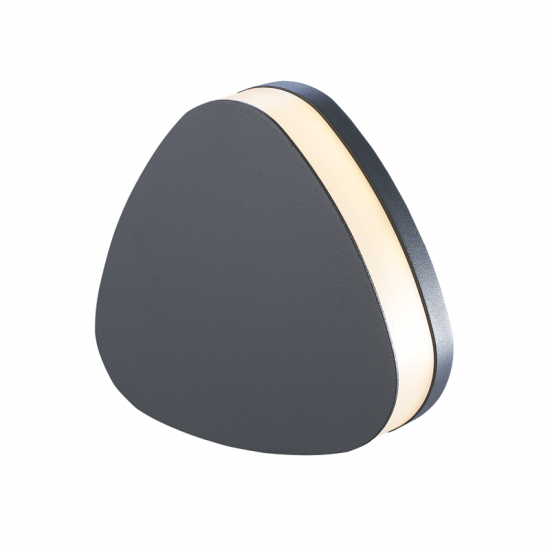 Rubi Απλίκα LED 10W Σε Σκούρο Γκρί Χρώμα-ΑΠΛΙΚΕΣ ΕΞΩΤΕΡΙΚΟΥ ΧΩΡΟΥ-ΦΩΤΙΣΤΙΚΑ ΕΞΩΤΕΡΙΚΟΥ ΧΩΡΟΥ-ΓΚΡΙ-LED-