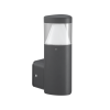 Eden Απλίκα LED 7W Σε Σκούρο Γκρί Χρώμα-ΦΩΤΙΣΤΙΚΑ ΕΞΩΤΕΡΙΚΟΥ ΧΩΡΟΥ-ΑΠΛΙΚΑ-ΑΛΟΥΜΙΝΙΟ-ΠΟΛΥΚΑΡΜΠΟΝΙΚΟ-ΓΚΡΙ-LED-
