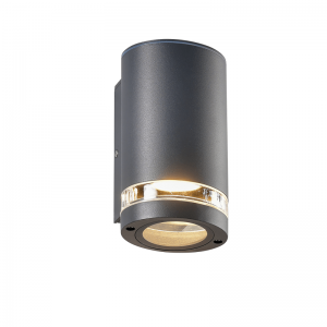 GU10 WALL LUMINAIRE 230V AC DARK GREY IP54 MAX.35W