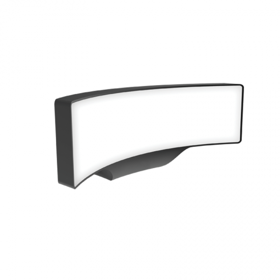 Aras Απλίκα LED 13W Σε Σκούρο Γκρί Χρώμα-ΑΠΛΙΚΑ ΕΞΩΤΕΡΙΚΟΥ ΧΩΡΟΥ-ΦΩΤΙΣΤΙΚΑ ΕΞΩΤΕΡΙΚΟΥ ΧΩΡΟΥ-ΓΚΡΙ-LED-