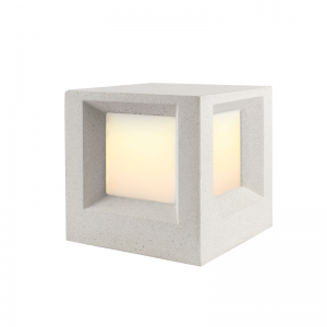 ΦΩΤΙΣΤΙΚΟ ΚΗΠΟΥ 200MM IP65 Ε27 Max.7W ΛΕΥΚΟ ΤΣΙΜΕΝΤΟ & PC ΚΑΛΥΜΜΑ