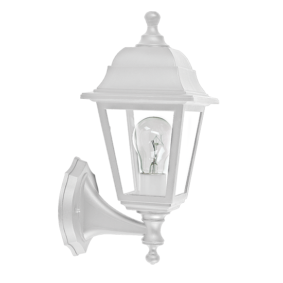 4S PLASTIC WALL GARDEN WHITE LUMINAIRE E27 IP44-ΦΩΤΙΣΤΙΚΑ ΕΞΩΤΕΡΙΚΟΥ ΧΩΡΟΥ-ΦΑΝΑΡΑΚΙΑ-