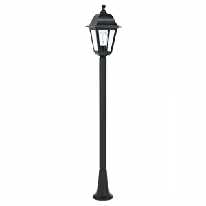 4S PLASTIC FLOOR GARDEN BLACK LUMINAIRE 100CM E27 IP44