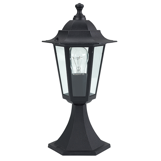 6S PLASTIC FLOOR GARDEN BLACK LUMINAIRE 41CM E27 IP44-ΦΩΤΙΣΤΙΚΑ ΕΞΩΤΕΡΙΚΟΥ ΧΩΡΟΥ-ΦΑΝΑΡΑΚΙΑ-