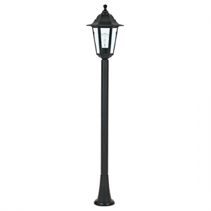 6S PLASTIC FLOOR GARDEN BLACK LUMINAIRE 100CM E27 IP44
