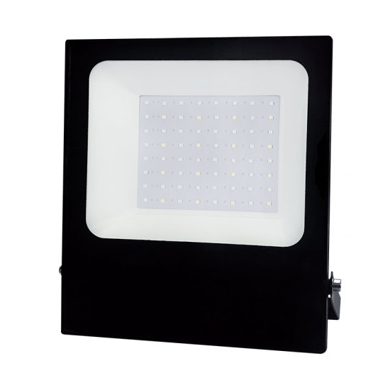 ΠΡΟΒΟΛΕΑΣ LED SMD FLOOD IP66 ΓΥΑΛΙ/ΑΛΟΥΜΙΝΙΟ ΜΑΥΡΟ 25.5x21.5cm