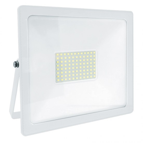 Προβολέας LED Με Λευκό Περίβλημα-ΦΩΤΙΣΤΙΚΑ ΕΞΩΤΕΡΙΚΟΥ ΧΩΡΟΥ-ΠΡΟΒΟΛΕΙΣ-ΑΛΟΥΜΙΝΙΟ-ΛΕΥΚΟ-LED-