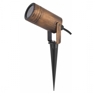 RUST SPOT LUMINAIRE GU10 MAX. 3W LED IP65 & GARDEN SPIKE