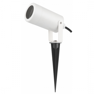 WHITE SPOT LUMINAIRE GU10 MAX. 3W LED IP65 & GARDEN SPIKE