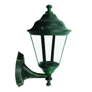 ΦΑΝΑΡΙ ΤΟΙΧΟΥ ΠΡΑΣΙΝΟ ΜΑΥΡΟ ΙΡ44 Ε27 100W ΠΑΝΩ