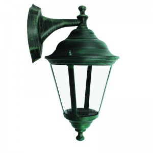 ΦΑΝΑΡΙ ΤΟΙΧΟΥ ΠΡΑΣΙΝΟ ΜΑΥΡΟ ΙΡ44 Ε27 100W ΚΑΤΩ