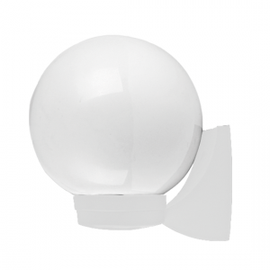 PLASTIC WALL GARDEN WHITE LUMINAIRE Φ200 E27 IP44