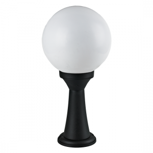 PLASTIC FLOOR GARDEN BLACK LUMINAIRE 41CM Φ200 E27 IP44