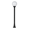 PLASTIC FLOOR GARDEN BLACK LUMINAIRE 100CM Φ200 E27 IP44-ΦΩΤΙΣΤΙΚΑ ΕΞΩΤΕΡΙΚΟΥ ΧΩΡΟΥ-ΦΑΝΑΡΑΚΙΑ-