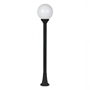 PLASTIC FLOOR GARDEN BLACK LUMINAIRE 100CM Φ200 E27 IP44