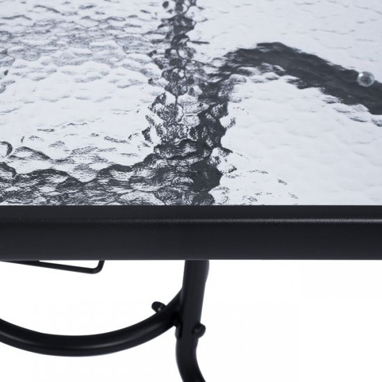 ΤΡΑΠΕΖΙ FIGO ΜΕΤΑΛΛΙΚΟ ΓΚΡΙ 70Χ70Χ72Υεκ.