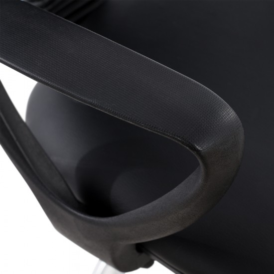 ΚΑΡΕΚΛΑ ΓΡΑΦΕΙΟΥ ΜΕ ΥΠΟΠΟΔΙΟ ΥΠΕΡΙΨΩΜΕΝΗ ΜΑΥΡΗ 56,5x60x114-136Y εκ.