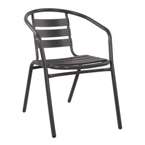 ΠΟΛΥΘΡΟΝΑ LAURA ΜΕΤΑΛΛΙΚΗ ΓΚΡΙ ΜΕ ΦΕΤΕΣ ΑΛΟΥΜΙΝΙΟΥ 54x59x73Υ εκ.