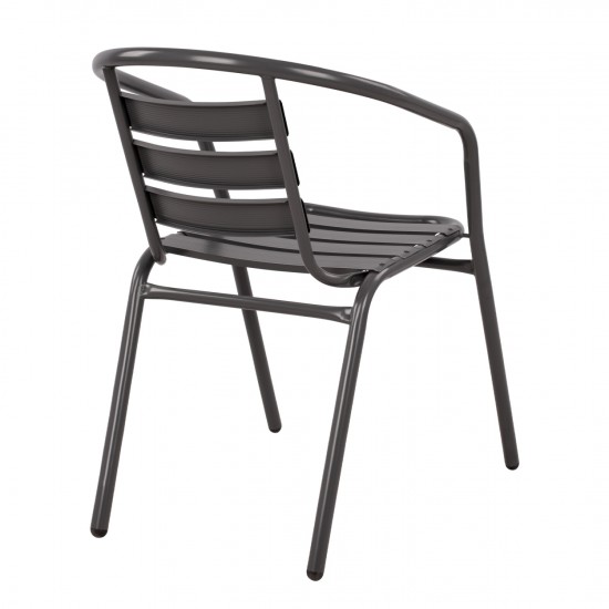 ΠΟΛΥΘΡΟΝΑ LAURA ΜΕΤΑΛΛΙΚΗ ΓΚΡΙ ΜΕ ΦΕΤΕΣ ΑΛΟΥΜΙΝΙΟΥ 54x59x73Υ εκ.