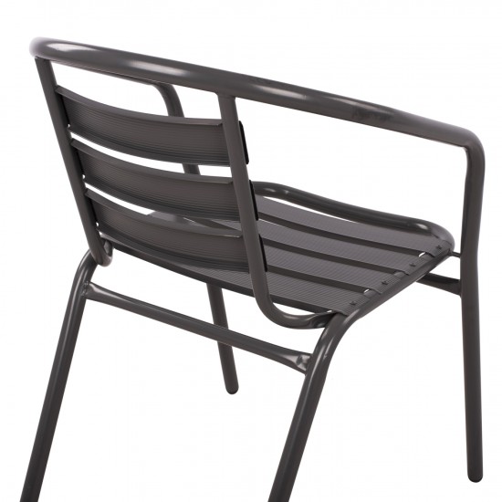 ΠΟΛΥΘΡΟΝΑ LAURA ΜΕΤΑΛΛΙΚΗ ΓΚΡΙ ΜΕ ΦΕΤΕΣ ΑΛΟΥΜΙΝΙΟΥ 54x59x73Υ εκ.