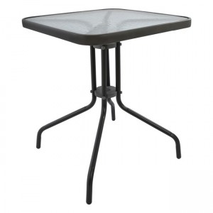 ΤΡΑΠΕΖΙ FIGO ΜΕΤΑΛΛΙΚΟ ΓΚΡΙ 60Χ60Χ72