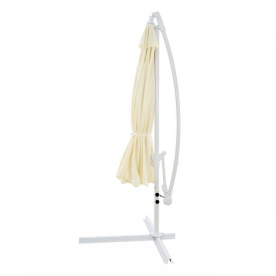 ΟΜΠΡΕΛΑ ΚΡΕΜΑΣΤΗ 3Μ ΣΤΡΟΓΓΥΛΗ ΣΕ ΒΑΣΗ ΜΕ 4 ΠΟΔΙΑ