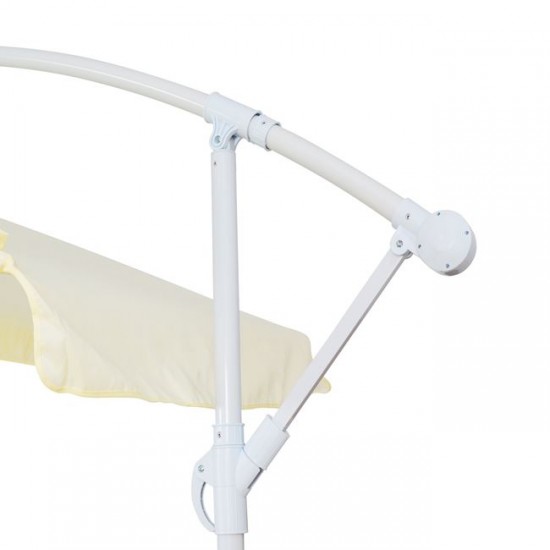 ΟΜΠΡΕΛΑ ΚΡΕΜΑΣΤΗ 3Μ ΣΤΡΟΓΓΥΛΗ ΣΕ ΒΑΣΗ ΜΕ 4 ΠΟΔΙΑ