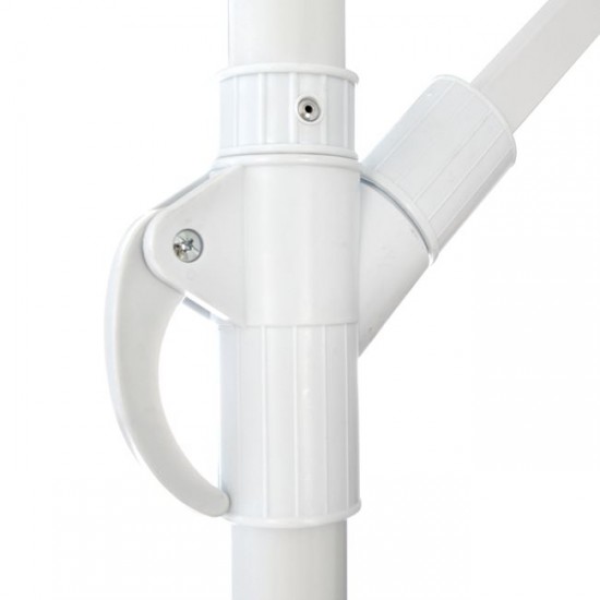 ΟΜΠΡΕΛΑ ΚΡΕΜΑΣΤΗ 3Μ ΣΤΡΟΓΓΥΛΗ ΣΕ ΒΑΣΗ ΜΕ 4 ΠΟΔΙΑ